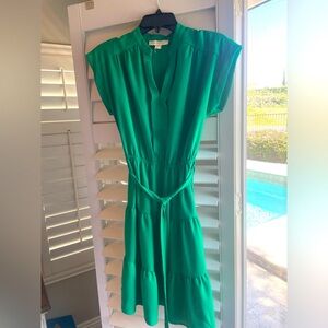 Fun green spring/summer cocktail dress